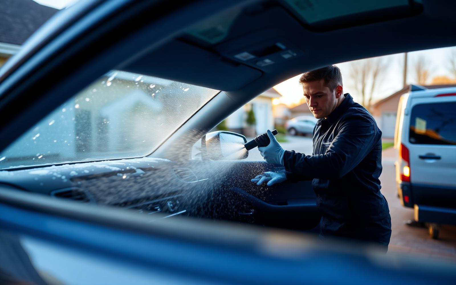 Nettoyage intérieur et extérieur d'une voiture à domicile à Arras